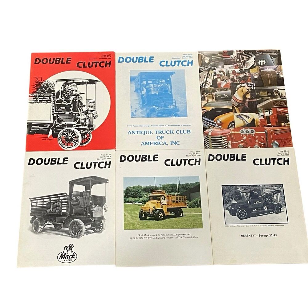 Double Clutch magazine all issues from 1990 Antique Truck Club of America Vol 20